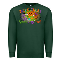 Sports Green trick or treat smell my feet Premium Sweatshirt - CowGirlArtShop
