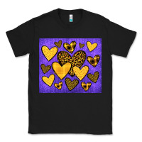 Black team spirit color purple and gold Classic Tee - JahusDesignShop