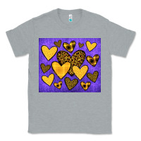 Heather Grey team spirit color purple and gold Classic Tee - JahusDesignShop