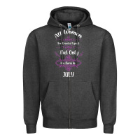 Charcoal Heather all women are created equal but only the smartest are born in july bla Zipper Hoodie - Bettercallsaul