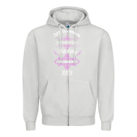 Dove Grey all women are created equal but only the smartest are born in july bla Zipper Hoodie - Bettercallsaul