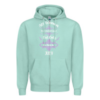 Seafoam all women are created equal but only the smartest are born in july bla Zipper Hoodie - Bettercallsaul