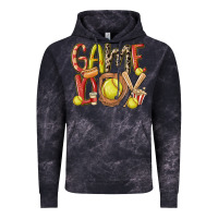 Cloud Black game day softball Vintage Hoodie - MaliasSmallBusiness