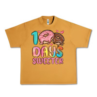 Peanut Butter 100 days sweeter Urban Heavy Tee - MaliasSmallBusiness