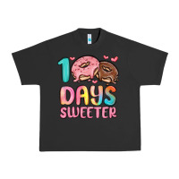 Pigment Black 100 days sweeter Urban Heavy Tee - MaliasSmallBusiness
