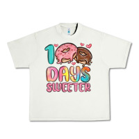 Pistachio 100 days sweeter Urban Heavy Tee - MaliasSmallBusiness