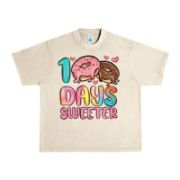 Sandshell 100 days sweeter Urban Heavy Tee - MaliasSmallBusiness