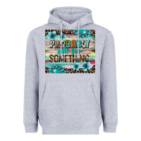 Heather Grey probably late for something tumbler 3 Heavyweight Hoodie - CowGirlArtShop