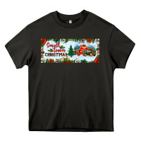 Asphalt small town christmas Heavy Core Tee - BundleAndBundleShop