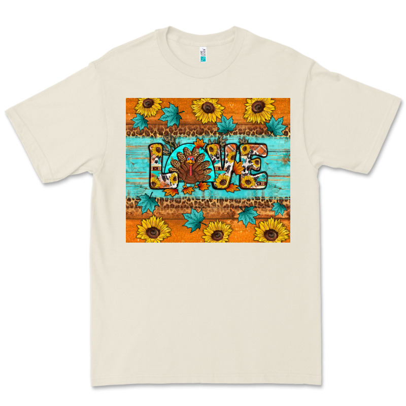 Sunflower Leopard Thanksgiving Love Premium Tee by Artiststas | Teevron