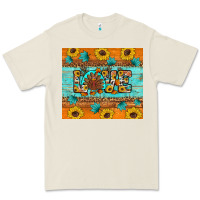 Bone Sunflower Leopard Thanksgiving Love Premium Tee - Artiststas