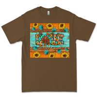 Cacao Sunflower Leopard Thanksgiving Love Premium Tee - Artiststas