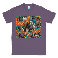 Lavender Thanksgiving Turkey sunflower turquoise Classic Tee - NancyCooperArtShop