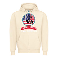 Sandshell DONALD TRUMP 2016 WE SHALL OVERCOMB Zipper Hoodie - Bettercallsaul
