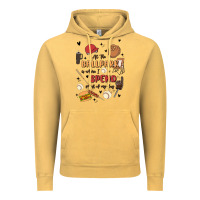Vintage Mustard at the ballpark is where i spend most of my day Vintage Hoodie - MaliasSmallBusiness