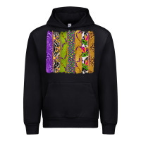Black Mardi Gras Brushstrokes Urban Hoodie - BundleAndBundleShop