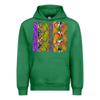 Emerald Mardi Gras Brushstrokes Urban Hoodie - BundleAndBundleShop