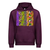 Mauve Wine Mardi Gras Brushstrokes Urban Hoodie - BundleAndBundleShop