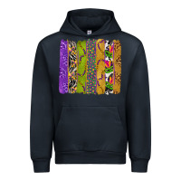 Navy Mardi Gras Brushstrokes Urban Hoodie - BundleAndBundleShop
