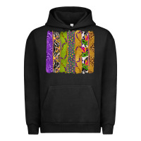 Pigment Black Mardi Gras Brushstrokes Urban Hoodie - BundleAndBundleShop