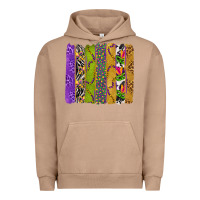 Pigment Burro Mardi Gras Brushstrokes Urban Hoodie - BundleAndBundleShop