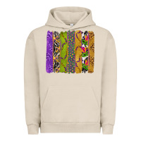 Pigment French Oak Mardi Gras Brushstrokes Urban Hoodie - BundleAndBundleShop