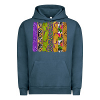 Pigment Midnight Navy Mardi Gras Brushstrokes Urban Hoodie - BundleAndBundleShop