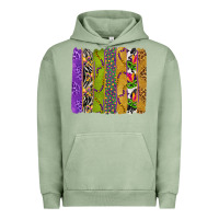 Pigment Oil Green Mardi Gras Brushstrokes Urban Hoodie - BundleAndBundleShop