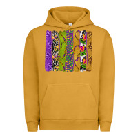 Pigment Peanut Butter Mardi Gras Brushstrokes Urban Hoodie - BundleAndBundleShop
