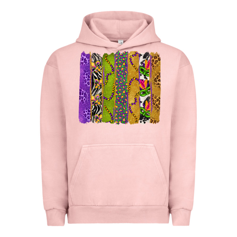 Mardi Gras Brushstrokes Urban Hoodie by BundleAndBundleShop | Teevron