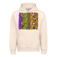 Sandshell Mardi Gras Brushstrokes Urban Hoodie - BundleAndBundleShop