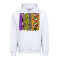 White Mardi Gras Brushstrokes Urban Hoodie - BundleAndBundleShop