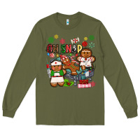 Army Green oh snap christmas Long Sleeve Tee - MaliasSmallBusiness