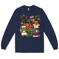 Navy oh snap christmas Long Sleeve Tee - MaliasSmallBusiness