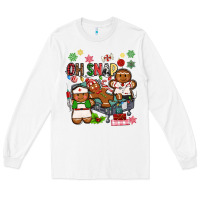 White oh snap christmas Long Sleeve Tee - MaliasSmallBusiness