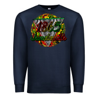 Navy 1865 juneteenth Premium Sweatshirt - CowGirlArtShop