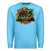 Ocean Blue 1865 juneteenth Premium Sweatshirt - CowGirlArtShop