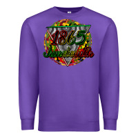 Purple 1865 juneteenth Premium Sweatshirt - CowGirlArtShop