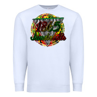 White 1865 juneteenth Premium Sweatshirt - CowGirlArtShop