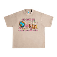 French Oak 100 days of doing teacher stuff Urban Heavy Tee - MaliasSmallBusiness