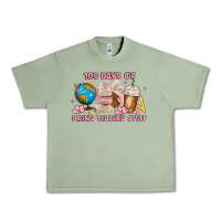 Oil Green 100 days of doing teacher stuff Urban Heavy Tee - MaliasSmallBusiness