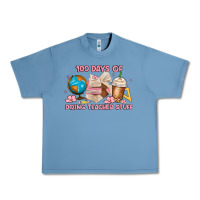 Pebble Blue 100 days of doing teacher stuff Urban Heavy Tee - MaliasSmallBusiness