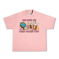 Salmon 100 days of doing teacher stuff Urban Heavy Tee - MaliasSmallBusiness