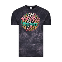 Cloud Black hot mess express Vintage Tee - MaliasSmallBusiness