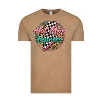 Vintage Coffee hot mess express Vintage Tee - MaliasSmallBusiness