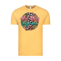 Vintage Mustard hot mess express Vintage Tee - MaliasSmallBusiness