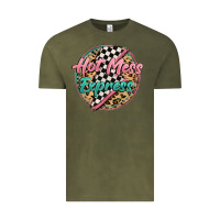Vintage Olive hot mess express Vintage Tee - MaliasSmallBusiness