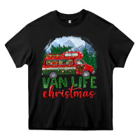 Black van life christmas Heavy Core Tee - BundleAndBundleShop