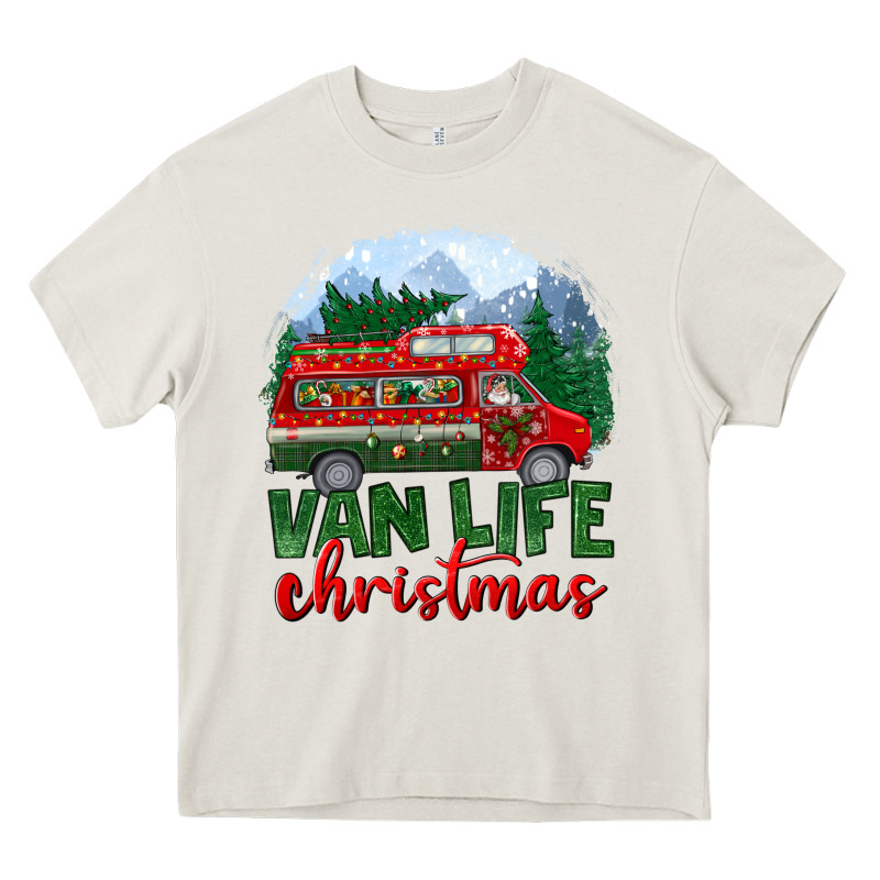 Van Life Christmas Heavy Core Tee by BundleAndBundleShop | Teevron