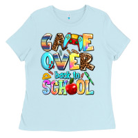Baby Blue game over back to school Ladies Tee - AdoDesignShop